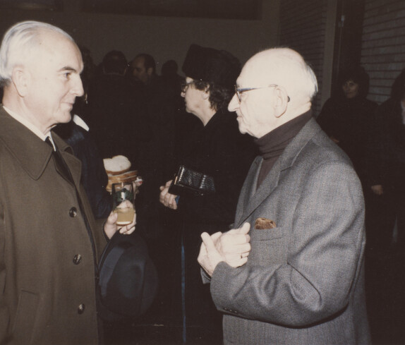 Eine Feier in der Taverne in der Heilig - Geist Kirche