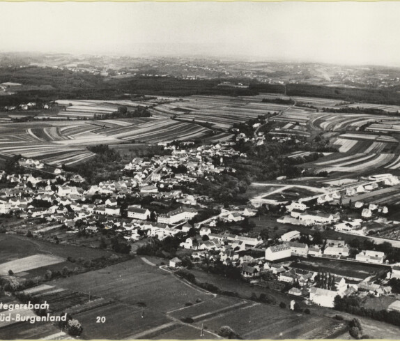 Stegersbach, Süd - Burgenland, Flugaufnahme