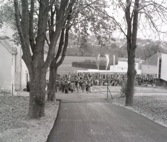 Einweihung der neuen Kirche in Stegersbach im Jahr 1974