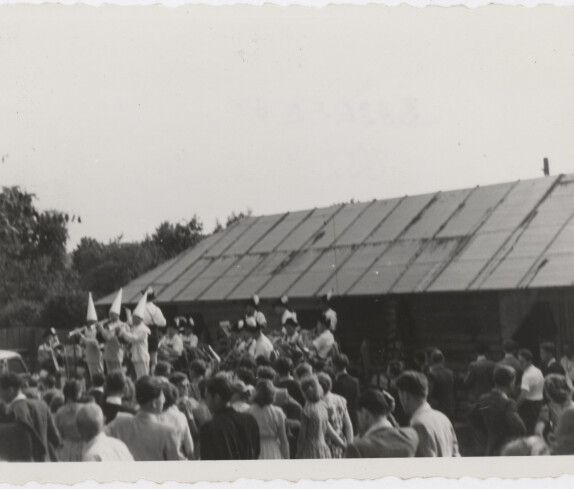 Badefest des Verschönerungsvereines Stegersbach am  13. Juli 1952 mit den Grazer Bauernsinfoniker ab