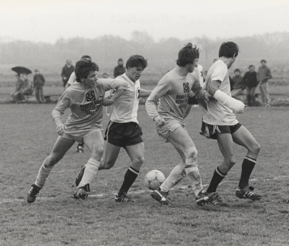 SV Stegersbach im  Auswärtsmatch gegen den SV Mischendorf im Herbst 1984, Enstand 3:2