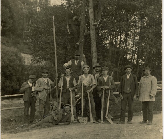 Stegersbacher Telegrapher im Jahr 1924