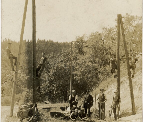 Stegersbacher Telegrapher in Kärten im Jahr 1918