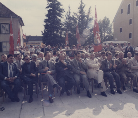 Wirtschaftsausstellung Stegersbach im Jahr 1985 und 1986 in der Hauptschule Stegersbach