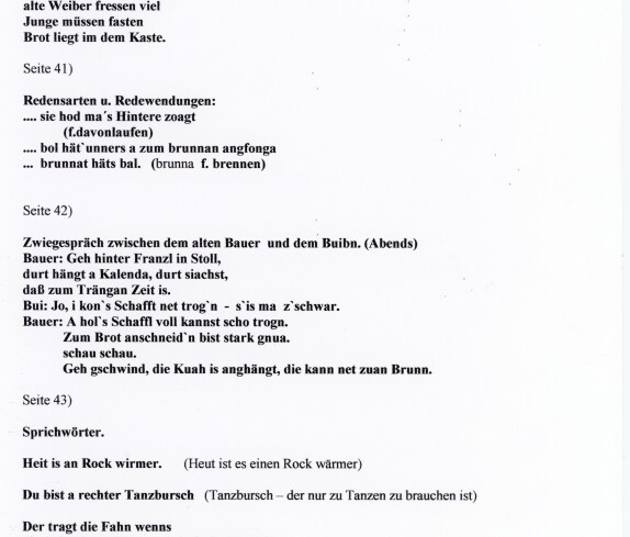 Sitte, Brauch, Lied von Hans Leieirer, Seite 40 bis 43 von 1922 - 1923