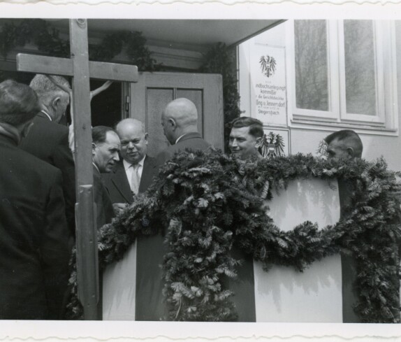 Einweihung des Arbeitsamts am Ostersonntag 1957 in der Vorstadt 3