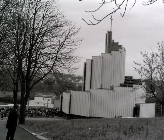 Einweihung der neuen Kirche in Stegersbach im Jahr 1974