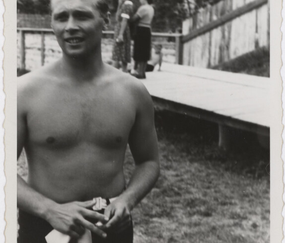 Badefest des Verschönerungsvereines Stegersbach am  13. Juli 1952, der Sieger Alfred