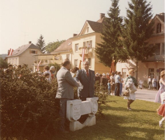 Einweihungsfeier des Northamptonplatzes im September 1976