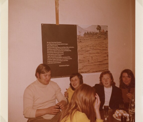 Katholische Jugend, Abschiedsfeier für den scheidenden Pfarrgemeinderat Monika Pendl am 14. April 1973