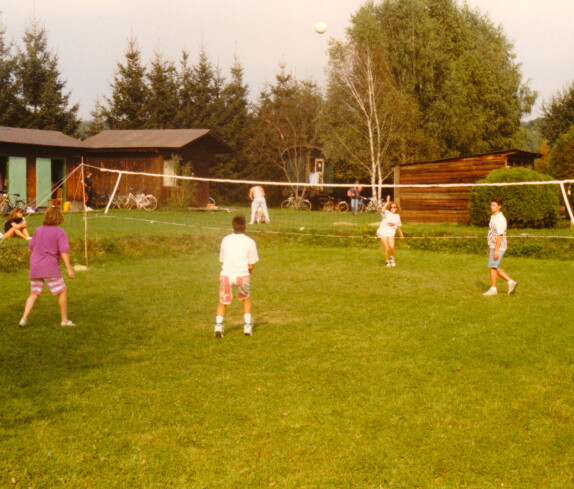 Volleyballmatch im Rossnest