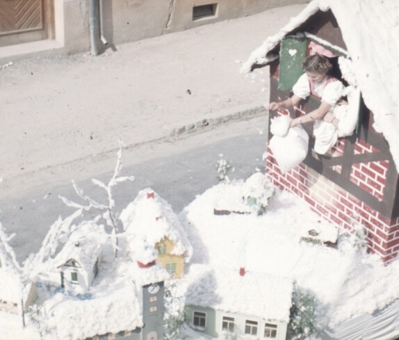 Volksfest und Blumenkorso 1955 in der Herrengasse