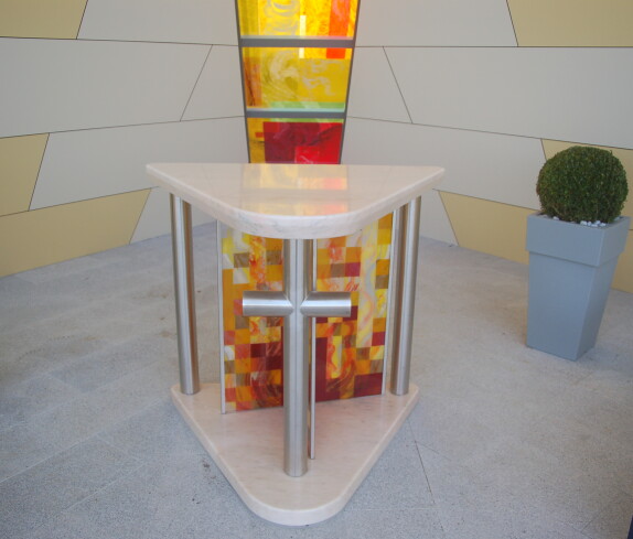 Renovierung der Kreuzkapelle im Jahr 2014