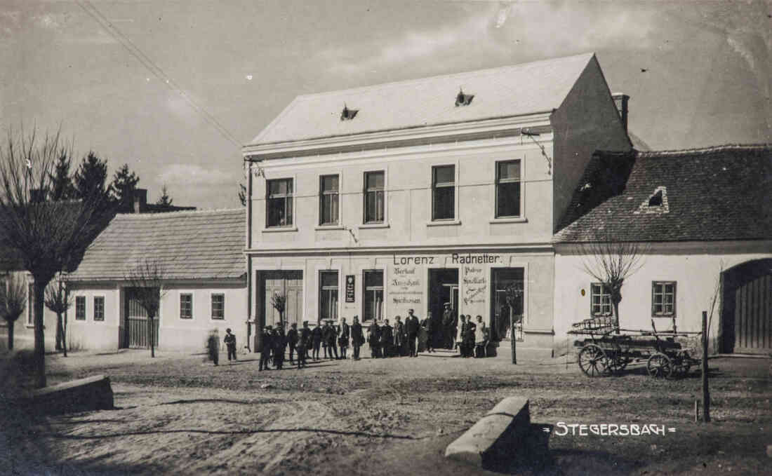 Stegersbach, Herrengasse, Kaufhaus Lorenz Radnetter und das Csar Haus