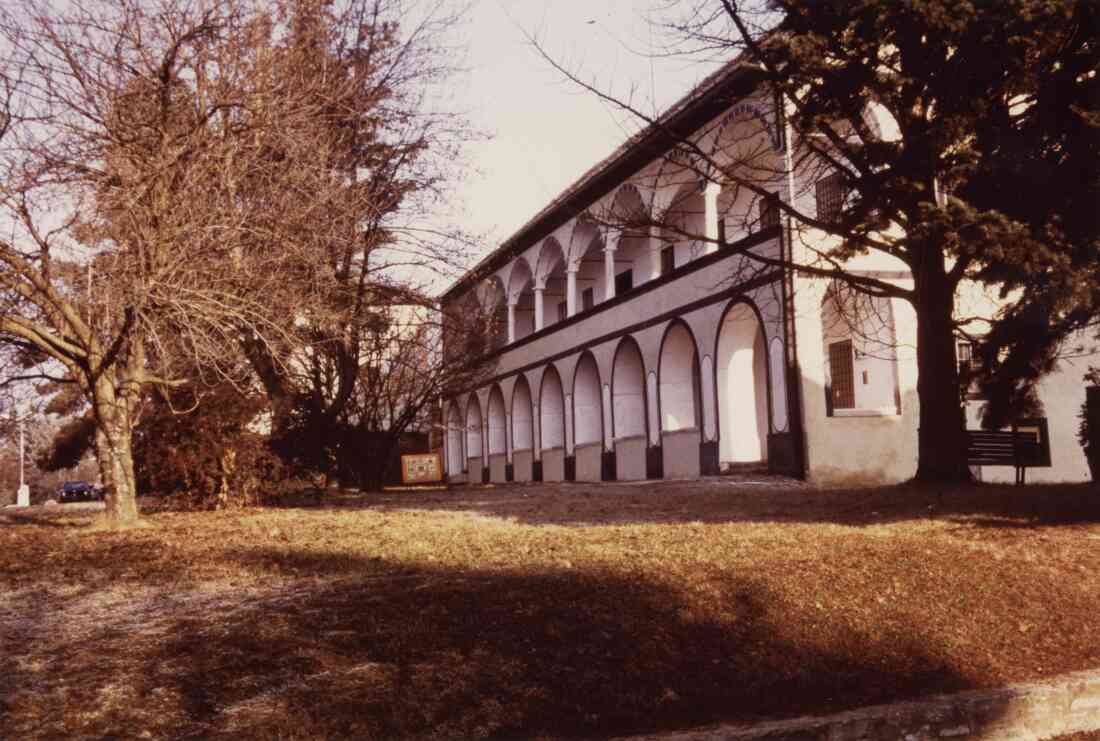 Kastell und ehemaliges Museum im Jänner 1989