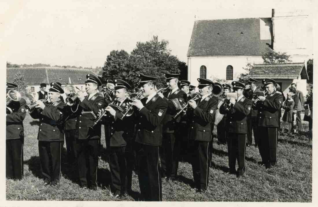 Musikverein Stegersbach, Begräbnis des Musikkameraden Karl Derkits