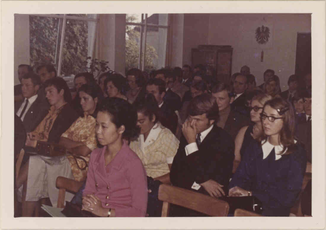 Europäische Jugend tagt 1969 in Stegersbach, Vortragende mit ausländischen Gästen, Bild 3