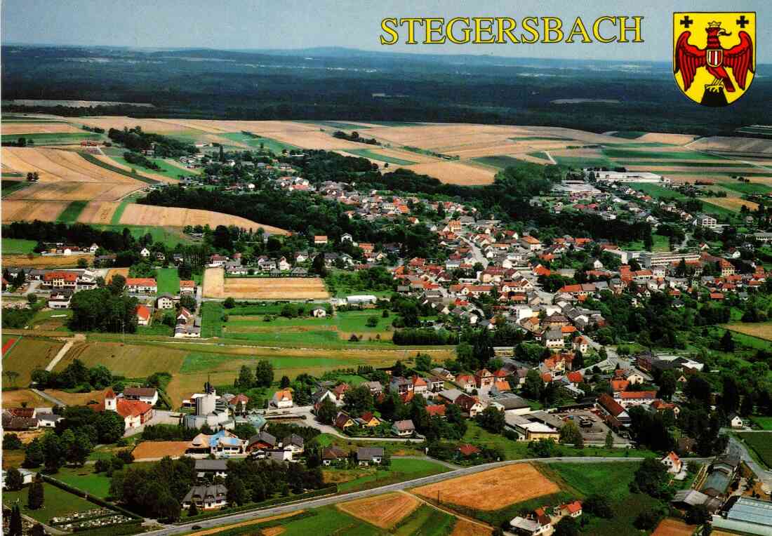 Stegersbach von Westen Anfang der 1980er