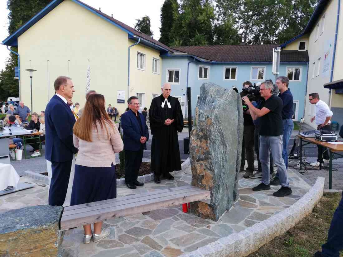 Roma Gedenkstein Segnungsfeier in Stegersbach, Hinterforst am 10. 09. 2021