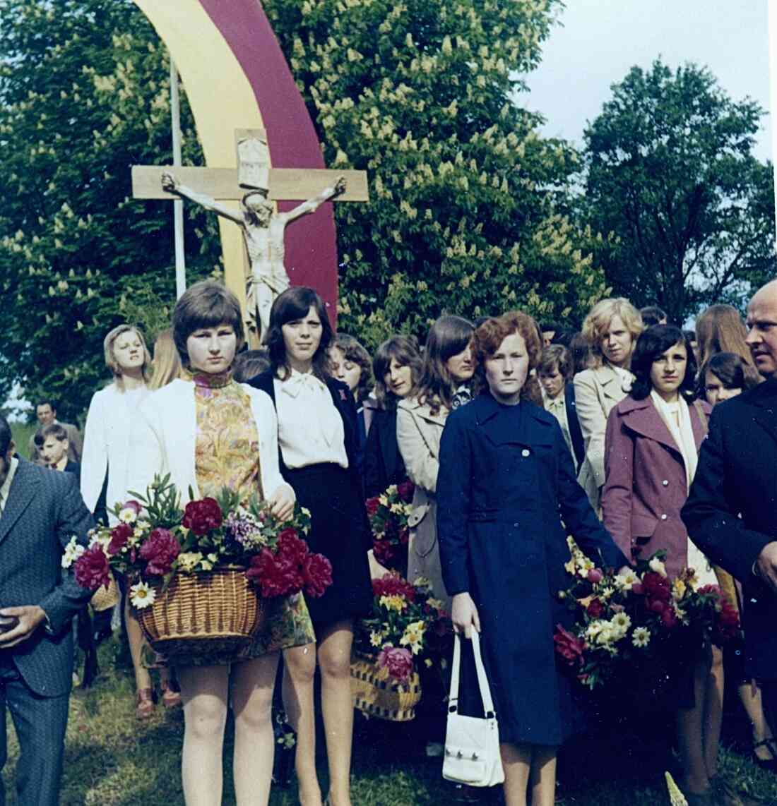 Katholische Jugend, Mai 1972 Empfang des Bischofs