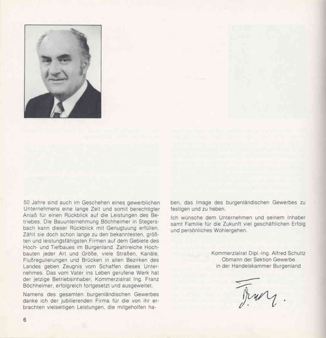 50 Jahre Firma Böchheimer & Co 1928 - 1978 Broschüre Seite 6