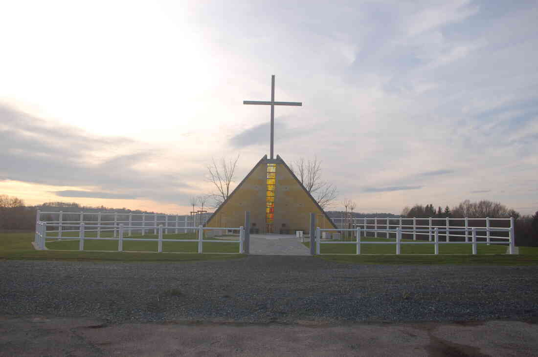 Renovierung der Kreuzkapelle im Jahr 2014