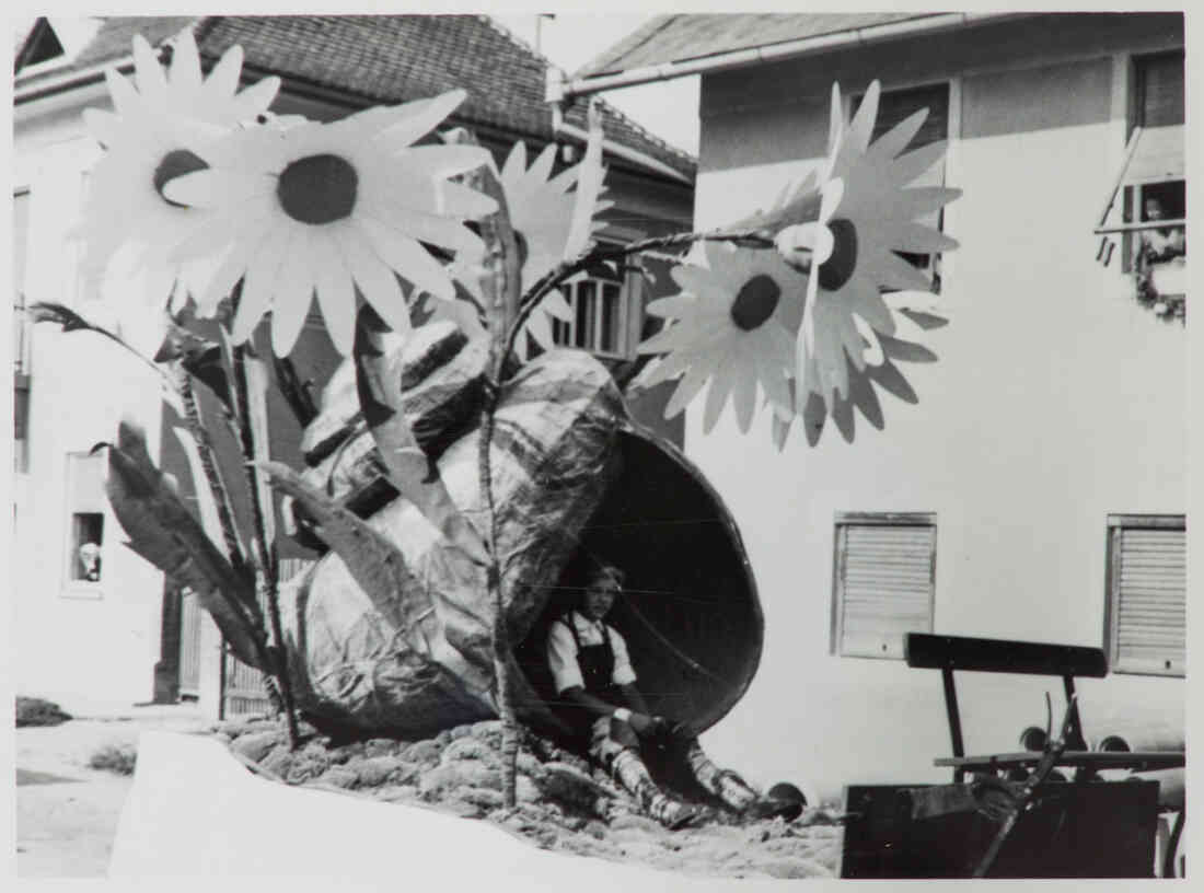 Volksfest mit Blumenkorso 18. August 1957