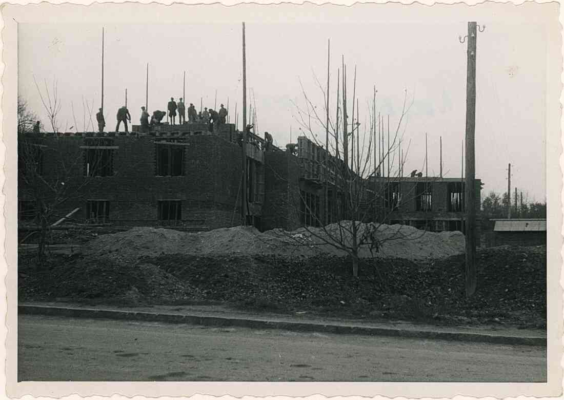 Neubau der Hauptschule 1952