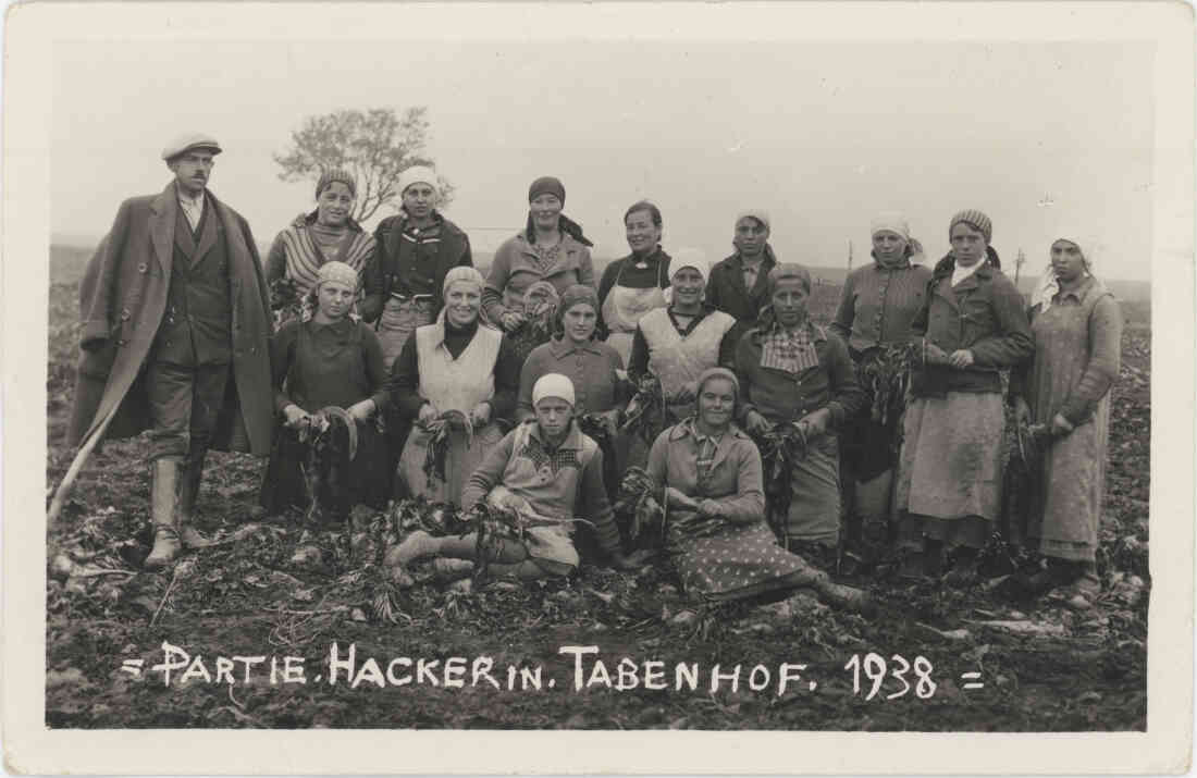 Partie Hackerin im Taubenhof im Jahr 1938