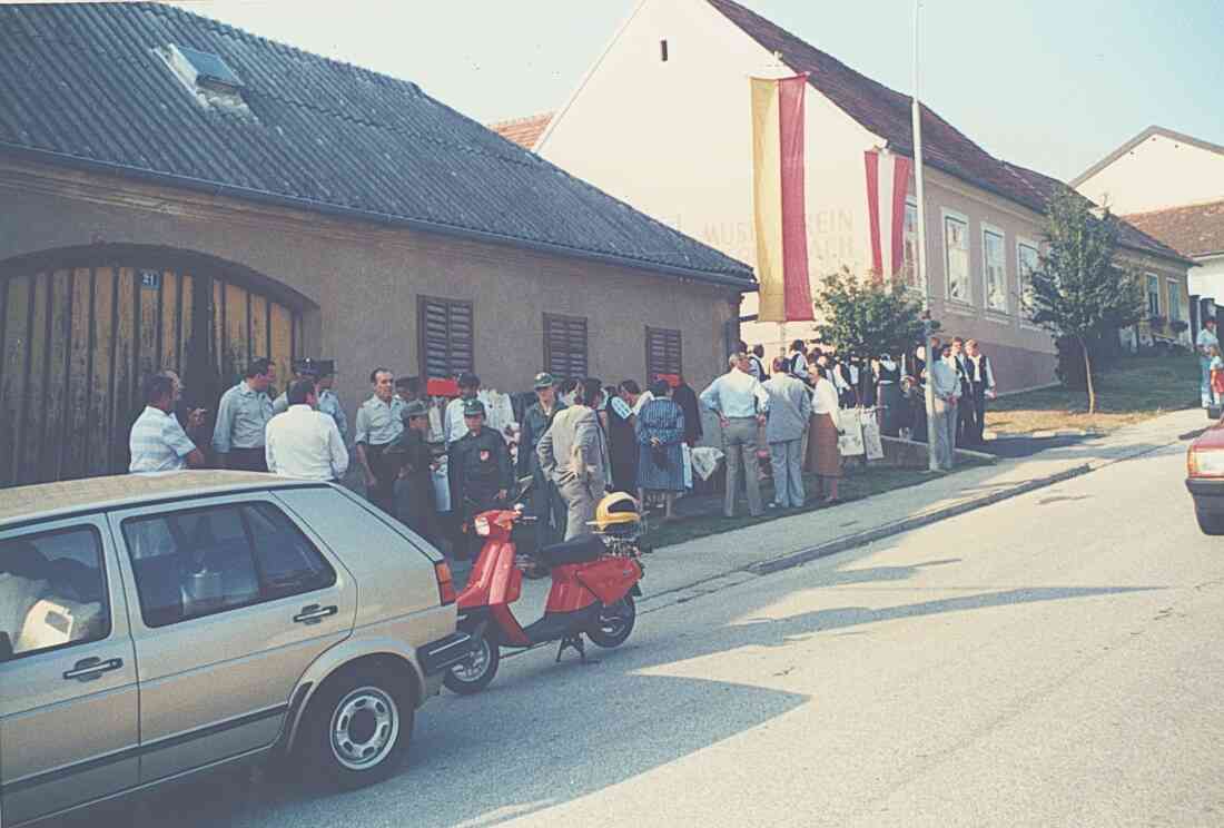 Einweihung Musikerheim in der Schoaderstraße