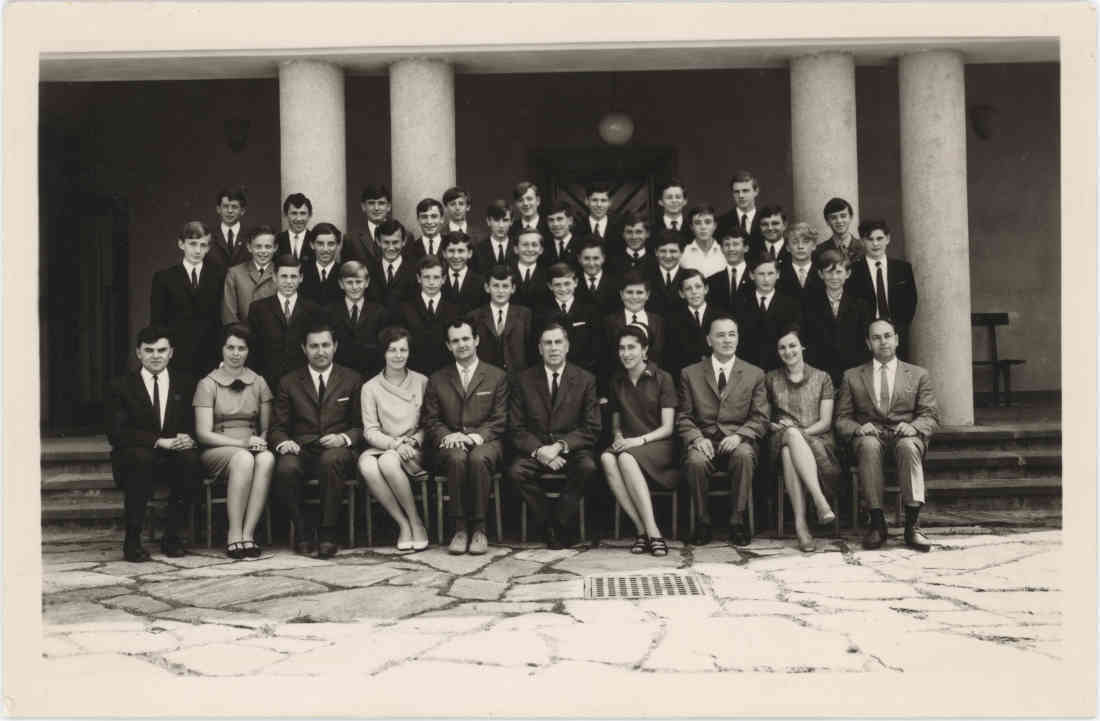 Klassenfoto Burschen Hauptschulabschluss 1968