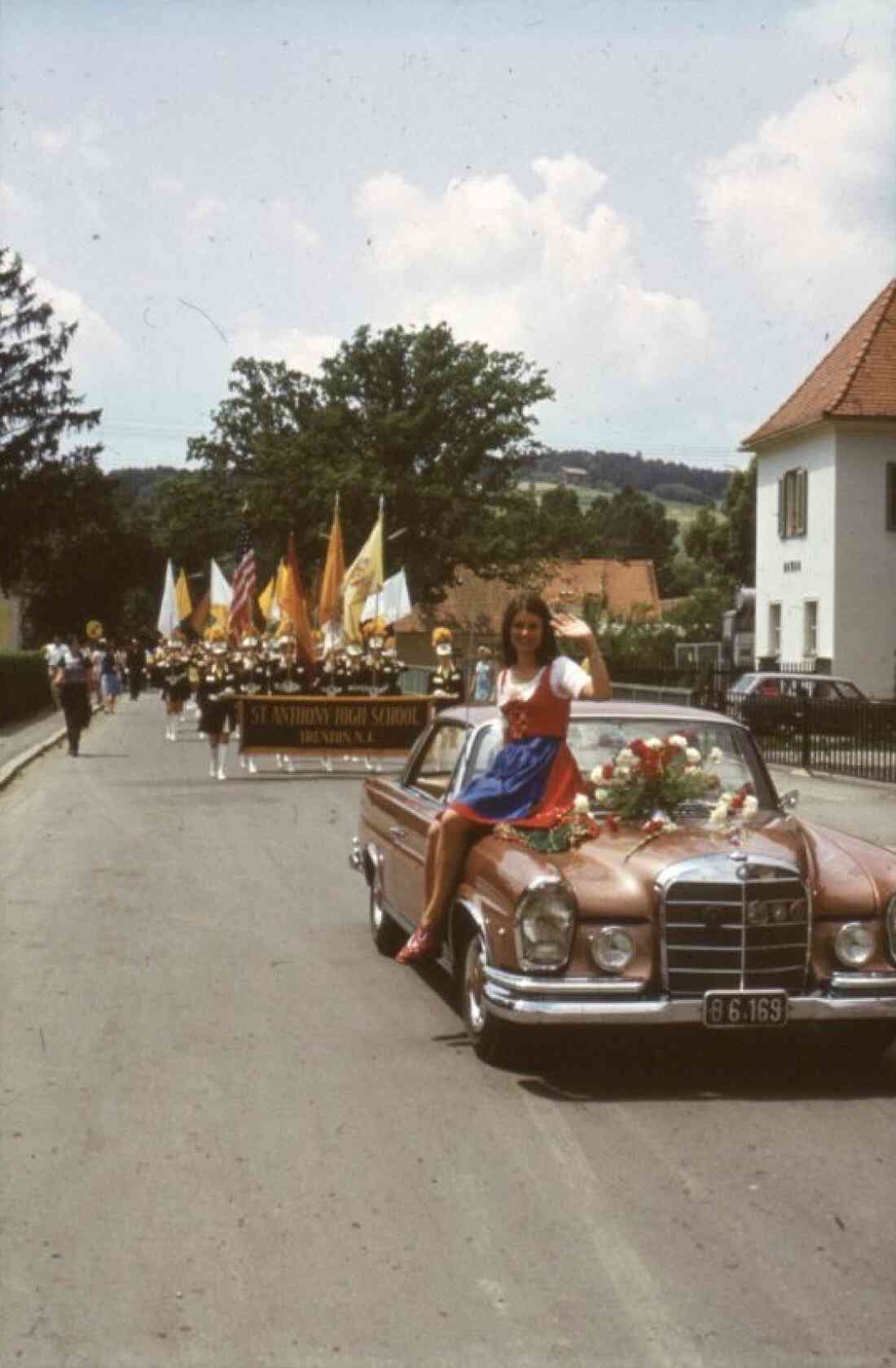 Amerika - Woche 1975 mit der St. Anthony High School, Trenton, New York in der Grazer Straße