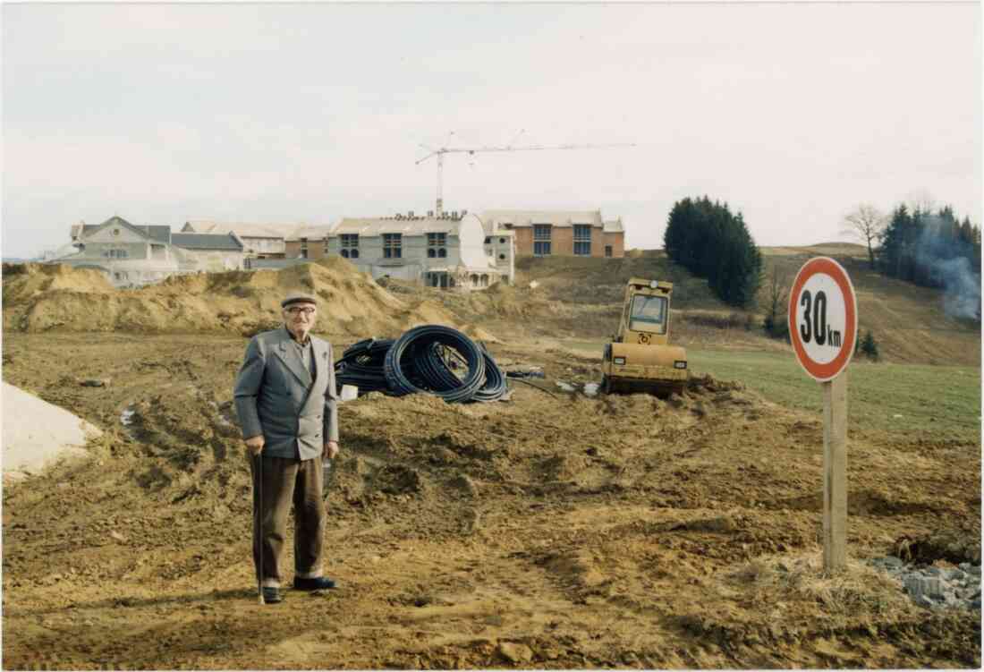 Bau der Therme Stegersbach im März 1997