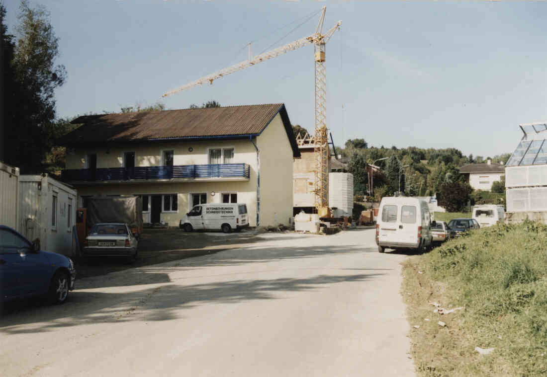 Umbau des Internats für die Golf - HAK am 08. September 1999 in der Berggasse 3, früher Elektrohaus Adolf Schuch