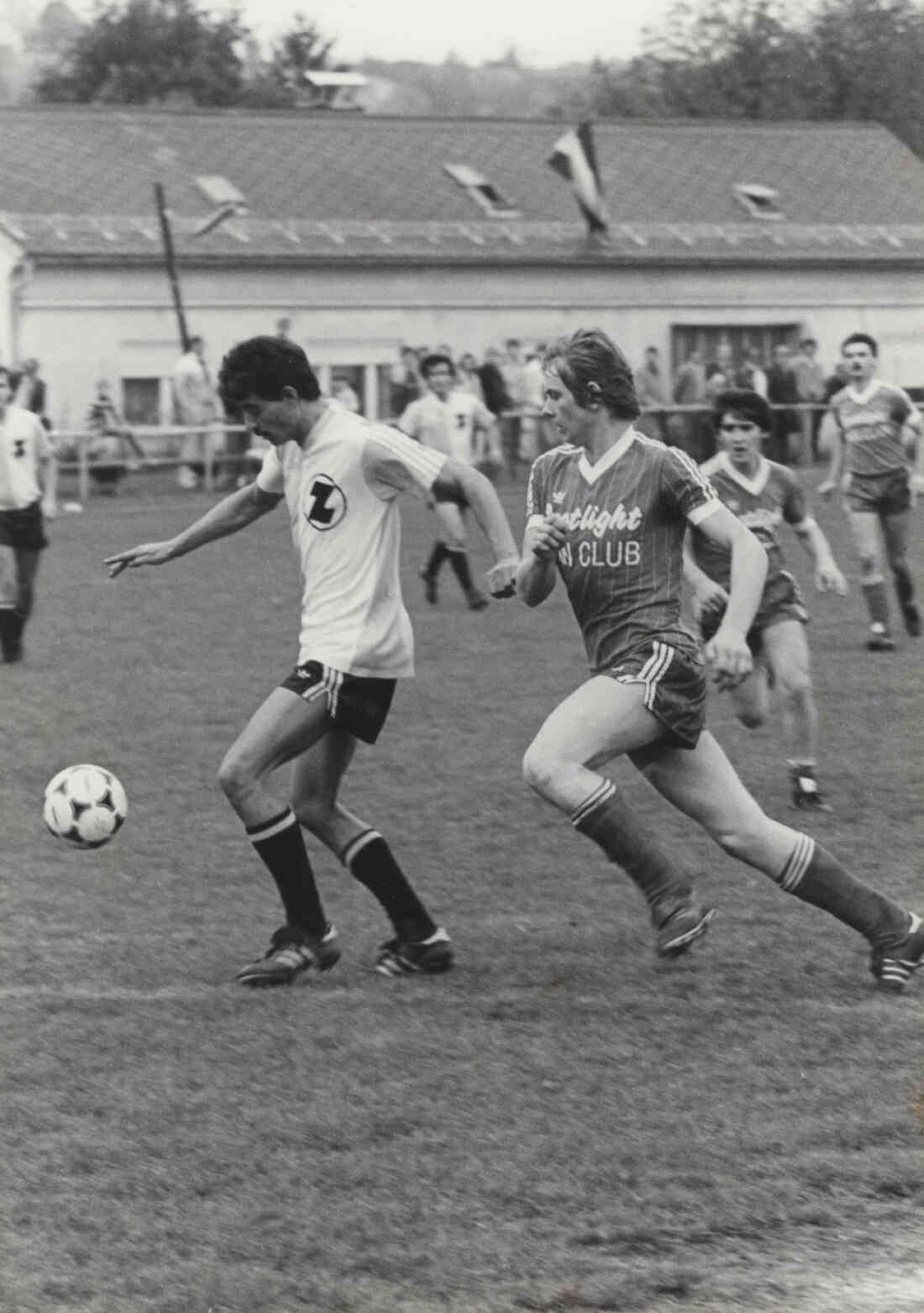 SV Stegersbach im  Spiel gegen den SV Eberau im Herbst 1984, Enstand 2:2