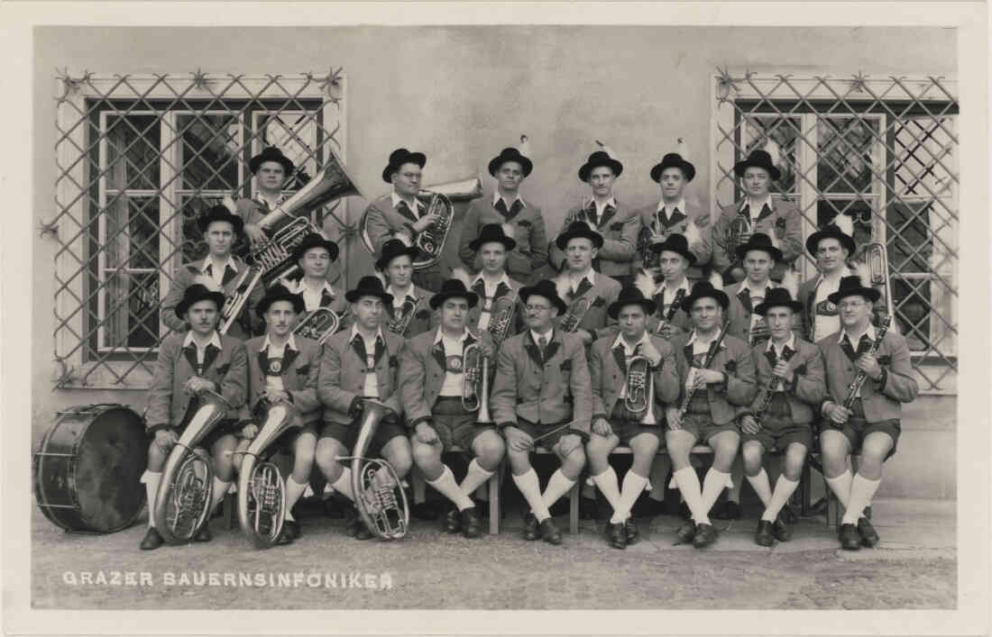 Badefest des Verschönerungsvereines Stegersbach am  13. Juli 1952 mit den Grazer Bauernsinfoniker